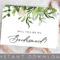 Will You Be My Bridesmaid Card, Printable Bridesmaid Card, Leaves,  Greenery, Will You Be My Bridesmaid Template, Pdf, Bridesmaid Invitation With Regard To Will You Be My Bridesmaid Card Template