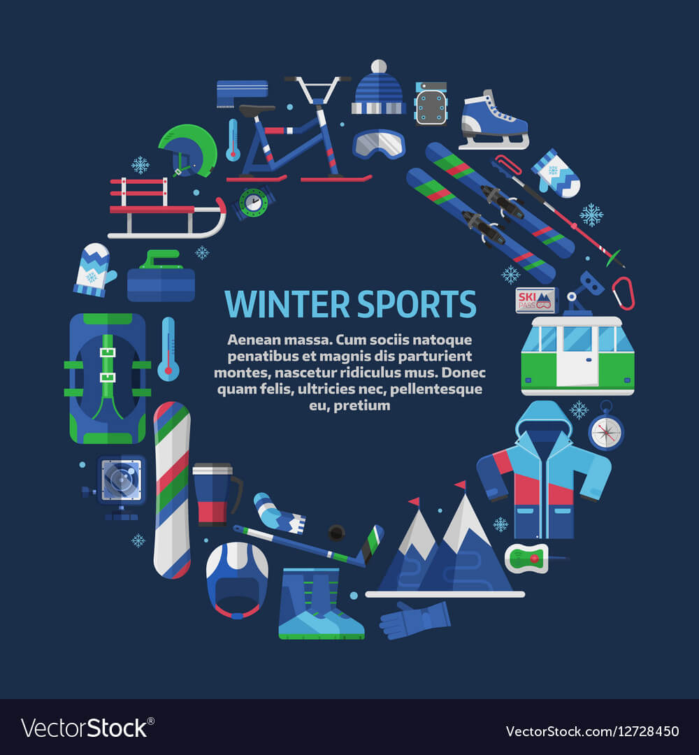 Winter Sports Card Template For Free Sports Card Template