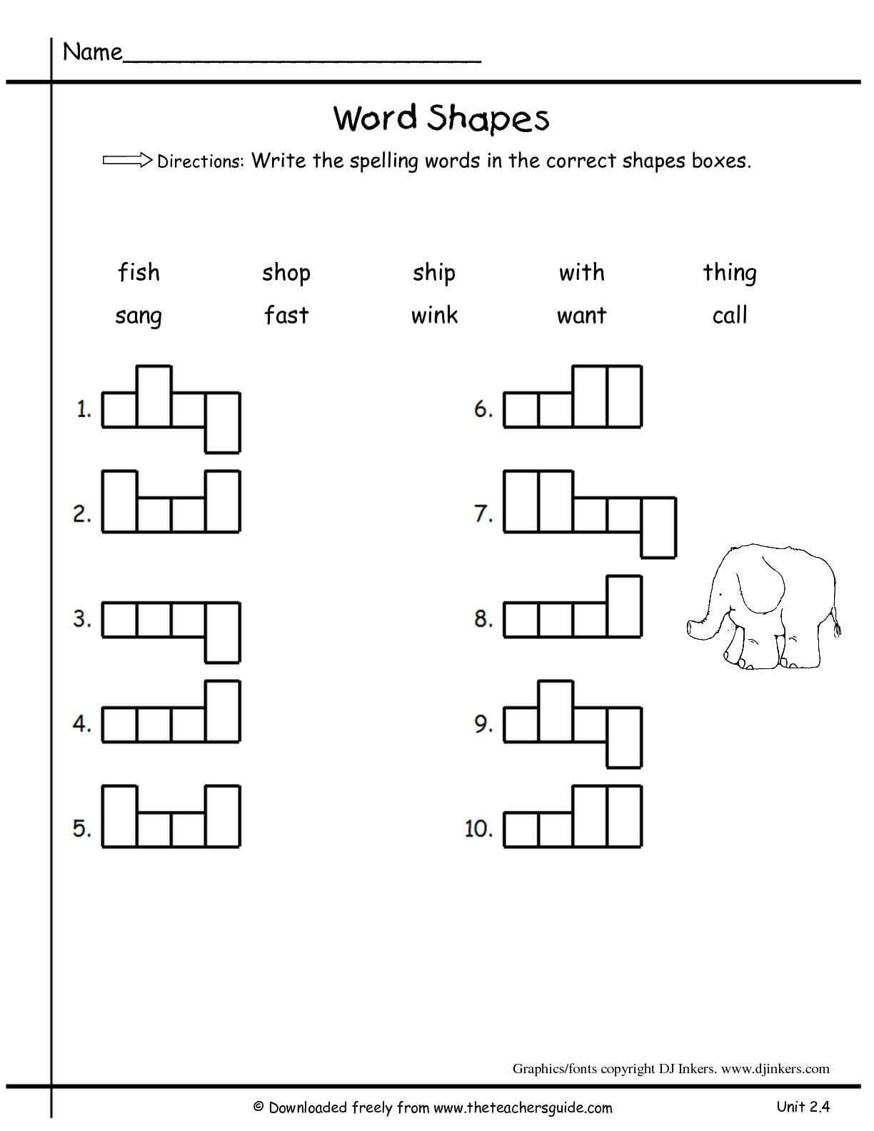 Wonders First Grade Unit Two Week Four Printouts Throughout Words Their Way Blank Sort Template