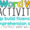 Word Wall Activities To Help Fluency And Comprehension Within Blank Word Wall Template Free