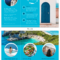 World Travel Tri Fold Brochure Regarding Travel And Tourism Brochure Templates Free
