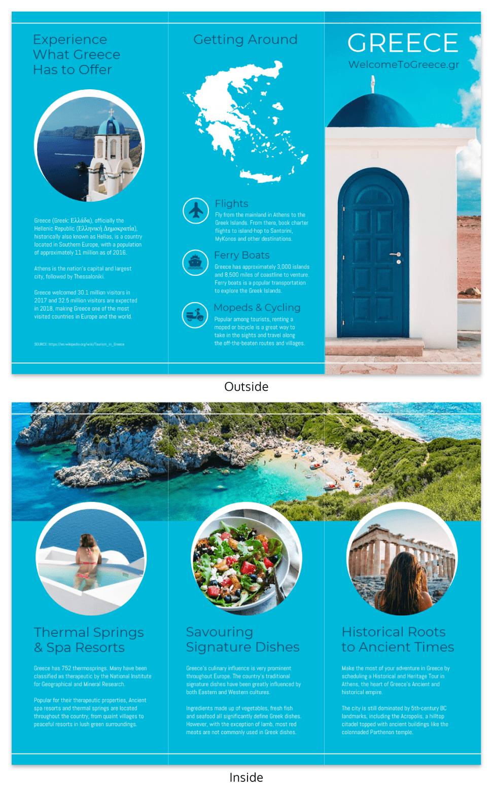World Travel Tri Fold Brochure Regarding Travel And Tourism Brochure Templates Free