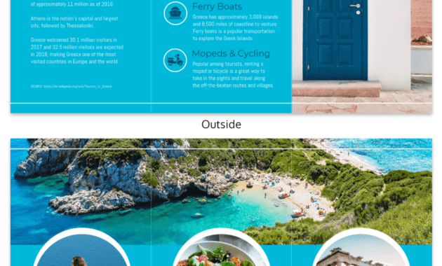 World Travel Tri Fold Brochure with regard to Island Brochure Template