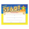 You're A Star! Gold Foil Stamped Certificate Throughout Star Of The Week Certificate Template