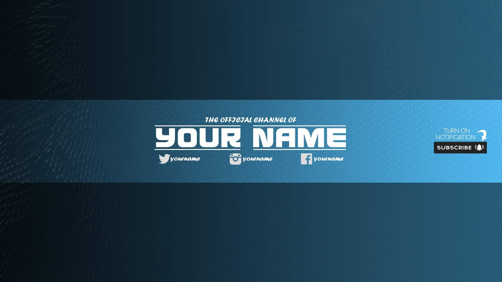 Zuhair Baloch: Free Youtube Banner Template #33 Download Now With Regard To Banner Template For Photoshop